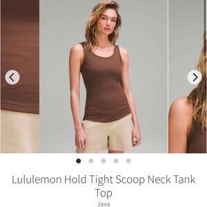 Lululemon Hold Tight Scoop Neck Tank